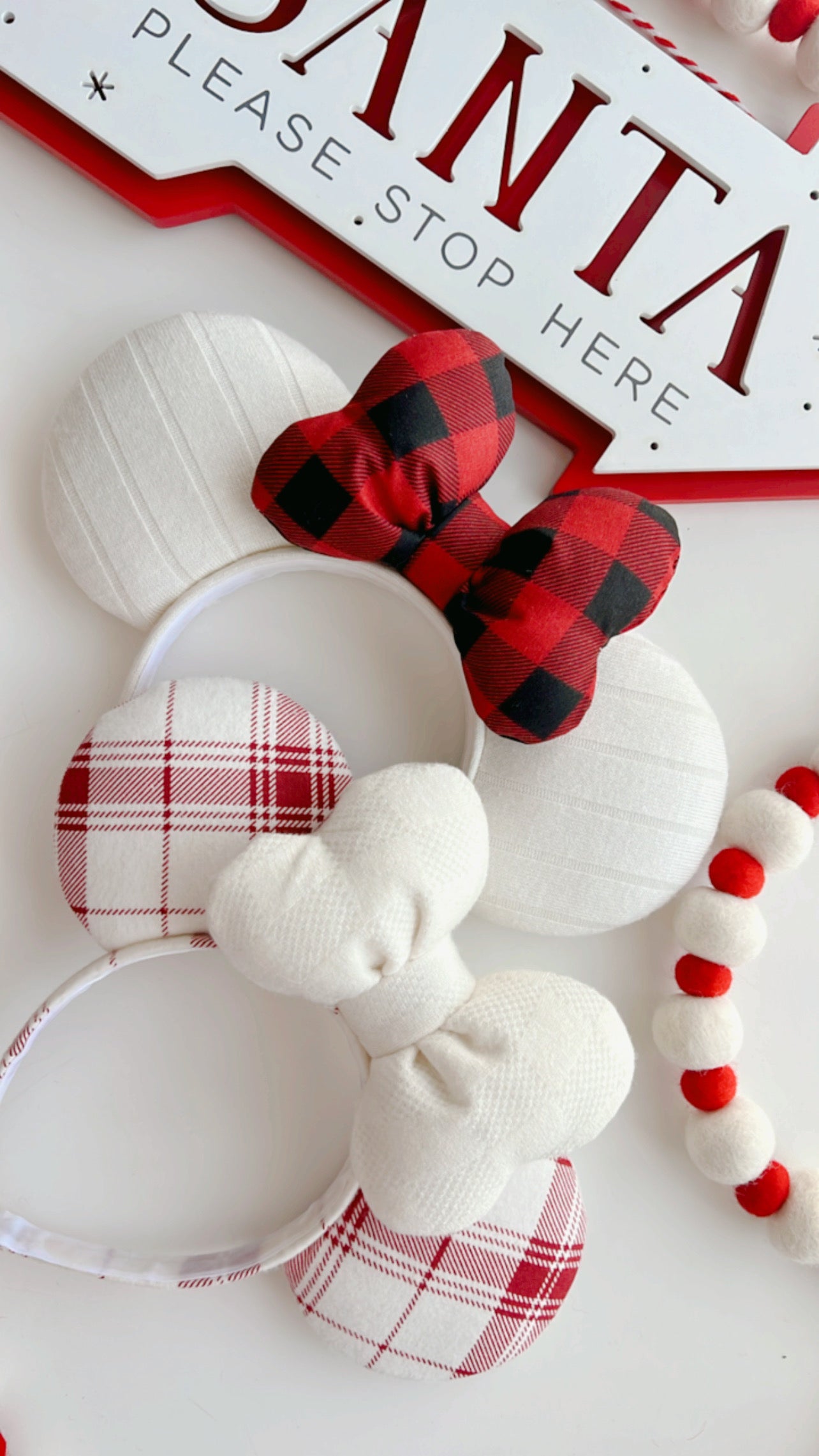 Red Plaid Ears