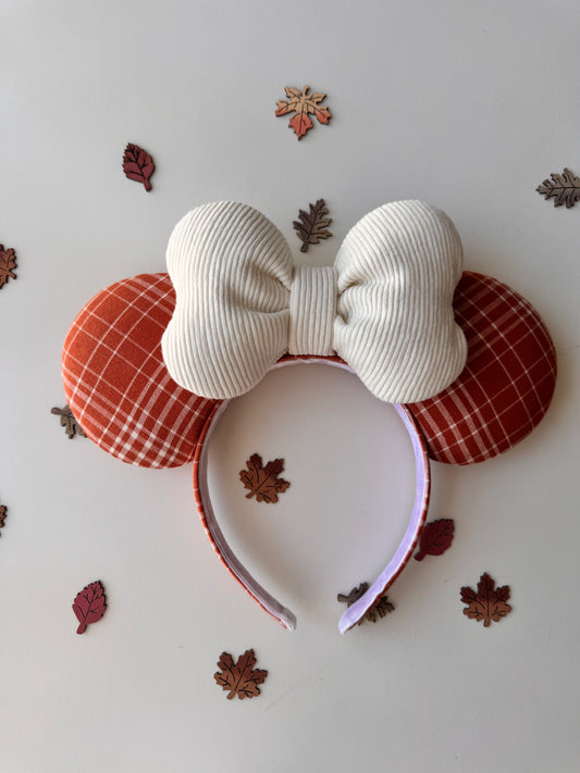 Nutmeg and Cider Flannel Ears