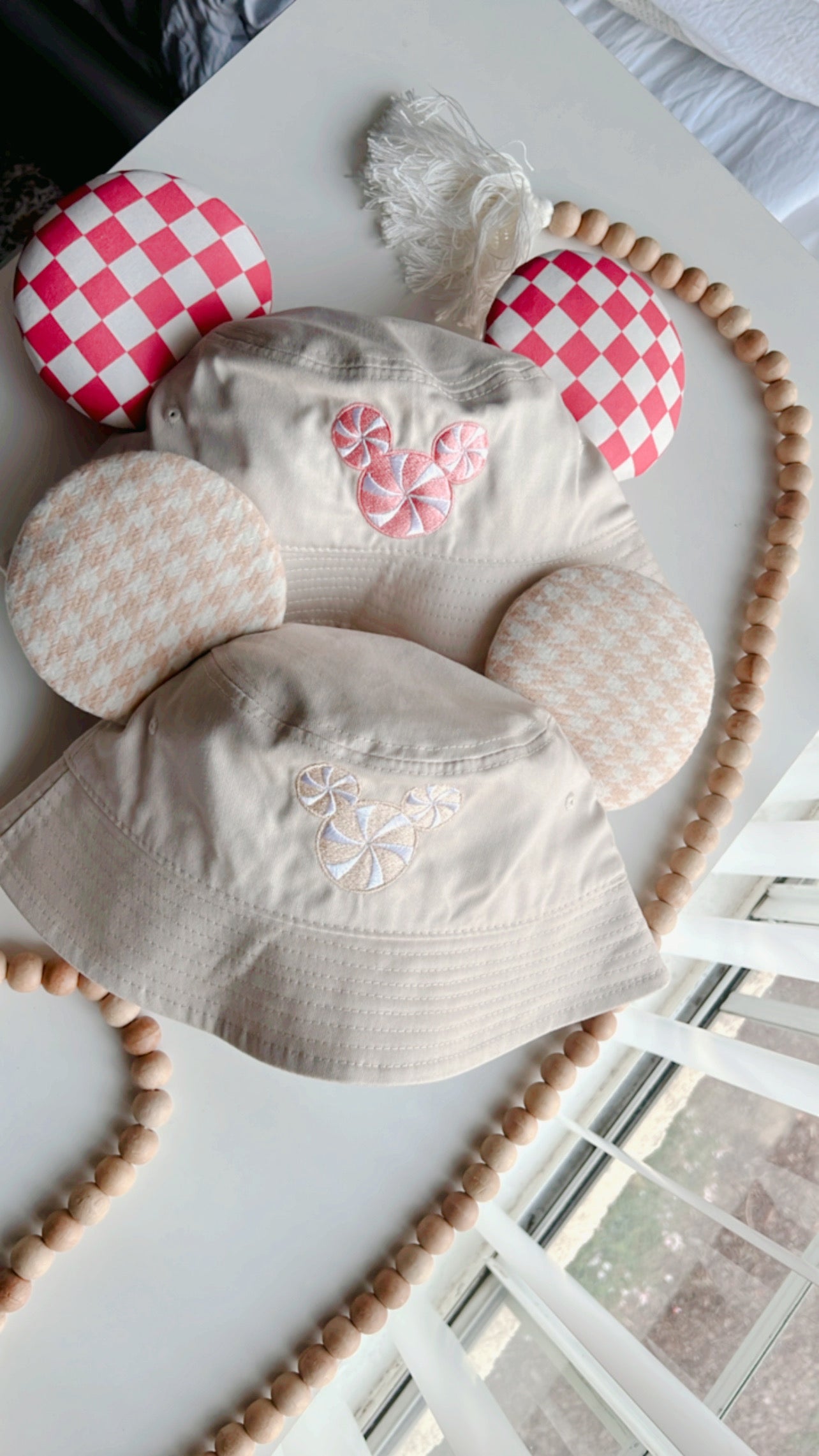 Peppermint Swirl Bucket Hats