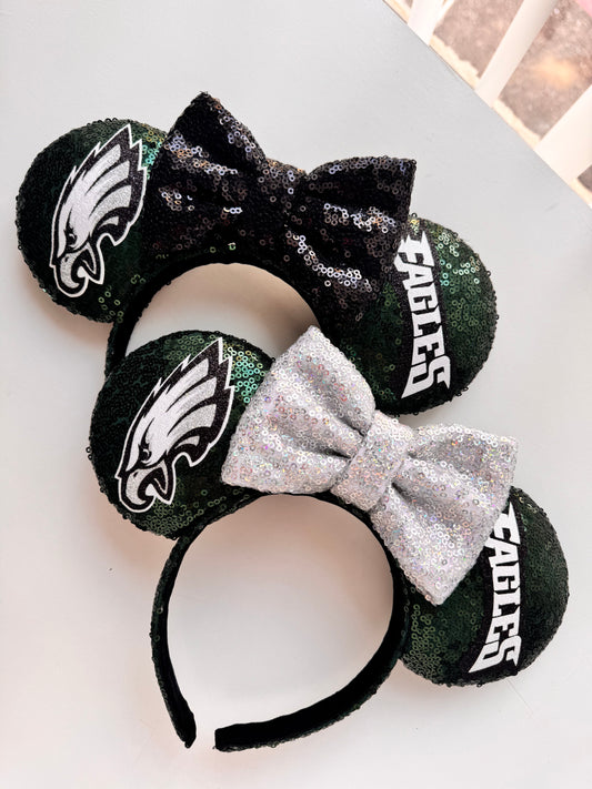Philadelphia Eagles Football Ears