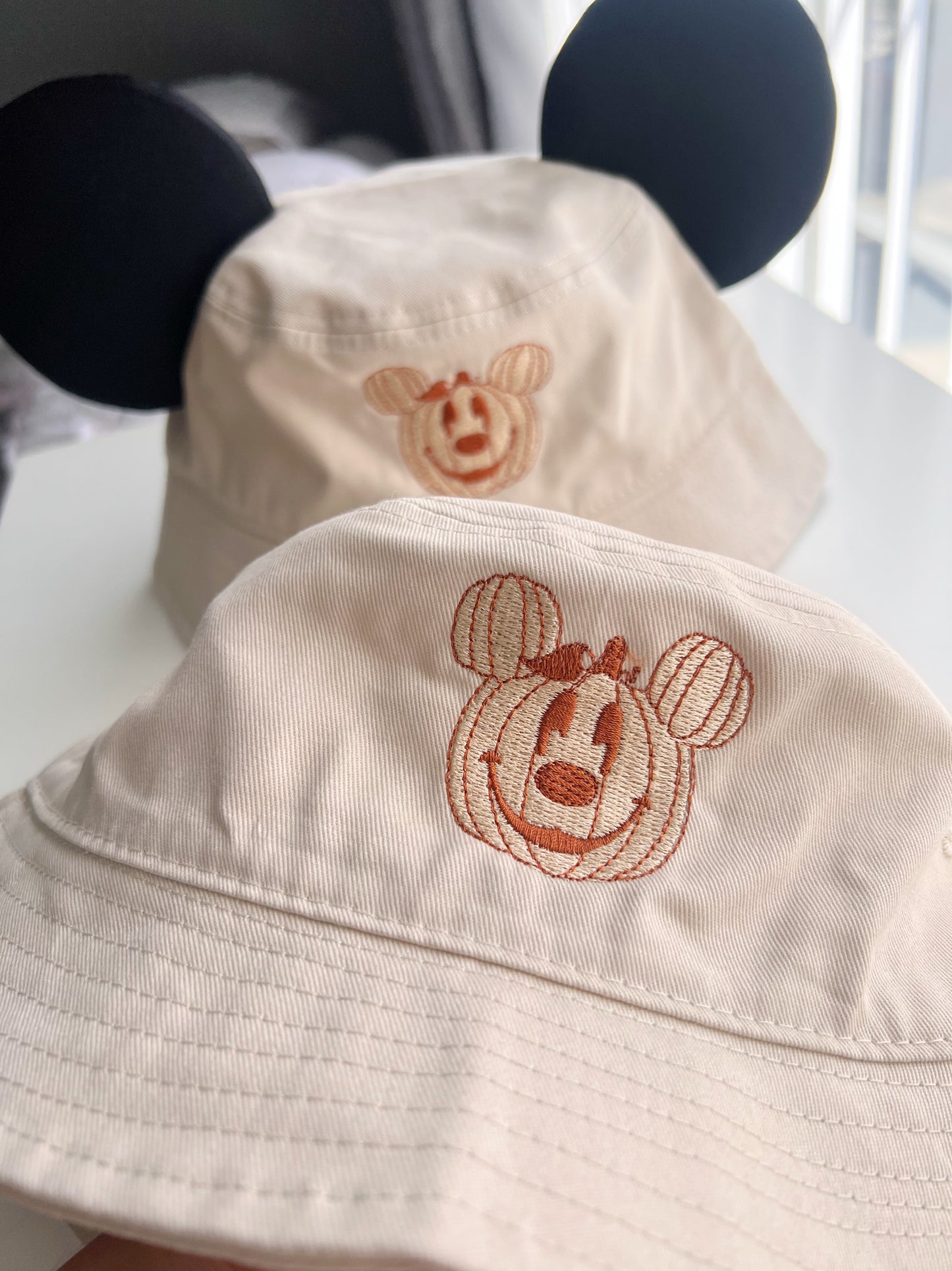 Neutral Pumpkin Bucket Hat