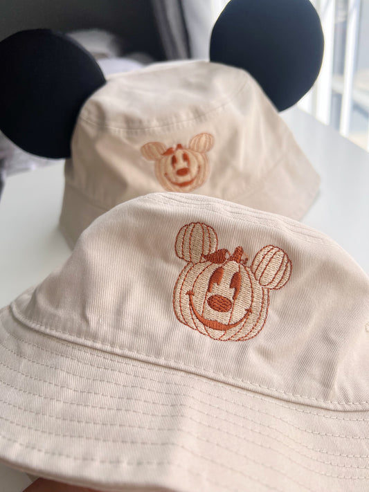 Neutral Pumpkin Bucket Hat