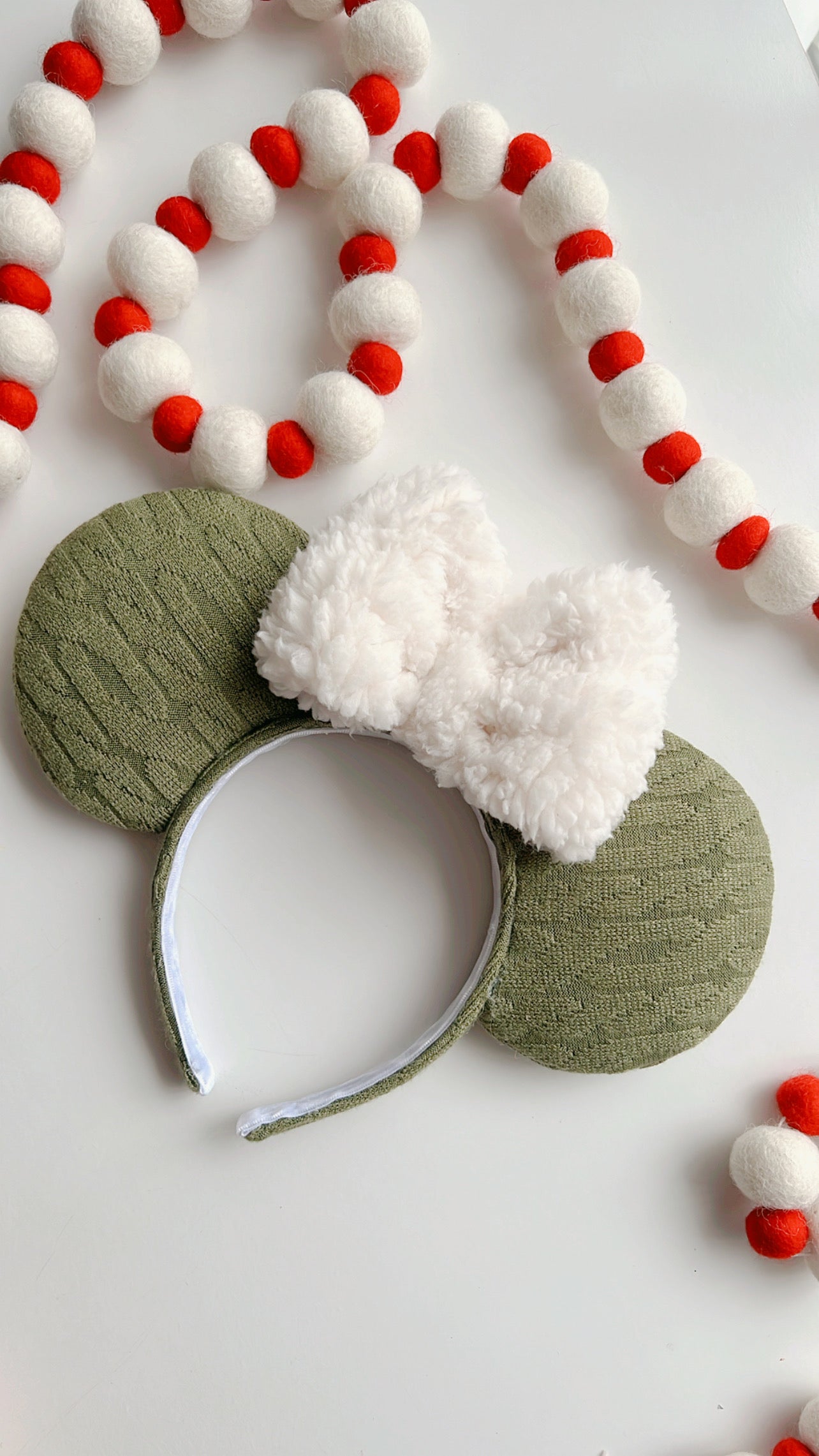 Pine Green Knit Ears