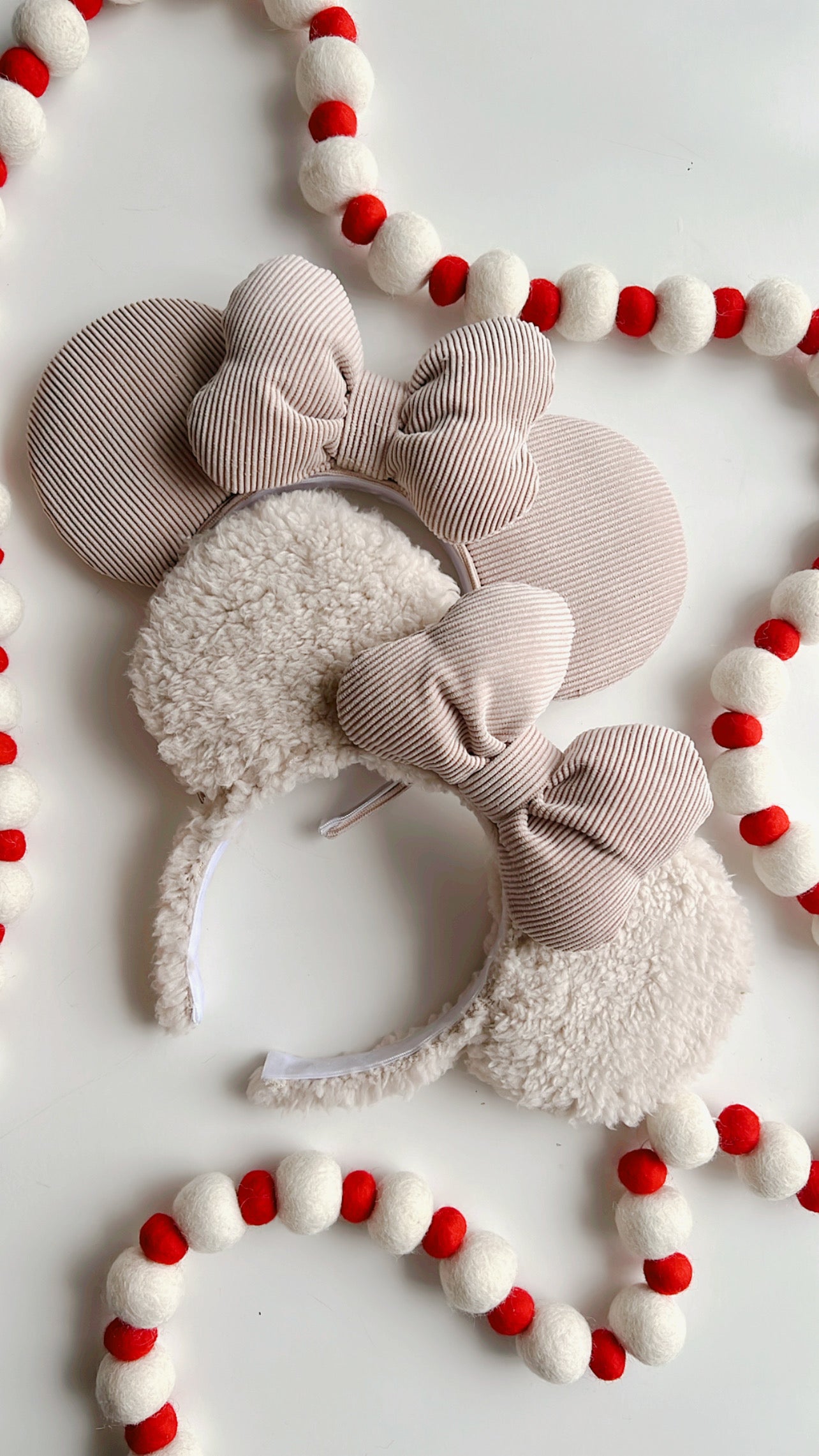 Greige Corduroy Ears