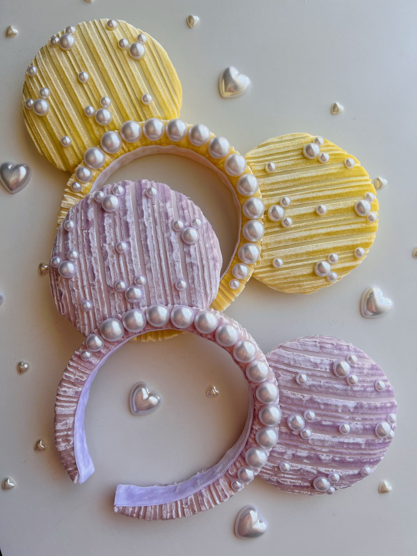 Lemon Drop and Lychee Pearl Ears