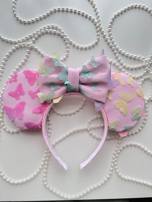 Rainbow Butterfly Fantasy & Rainbow Flower Ears