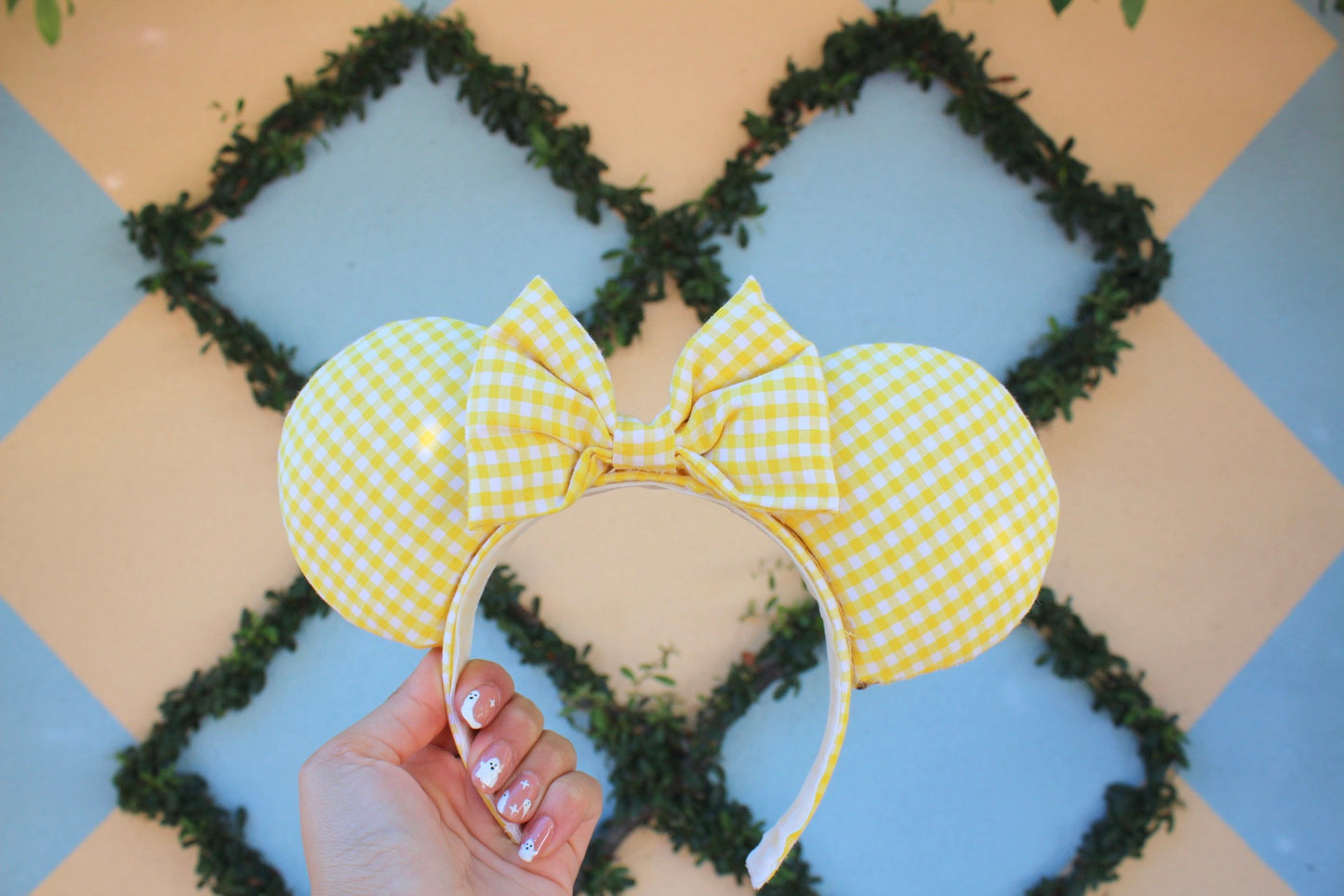 Yellow Gingham Ears