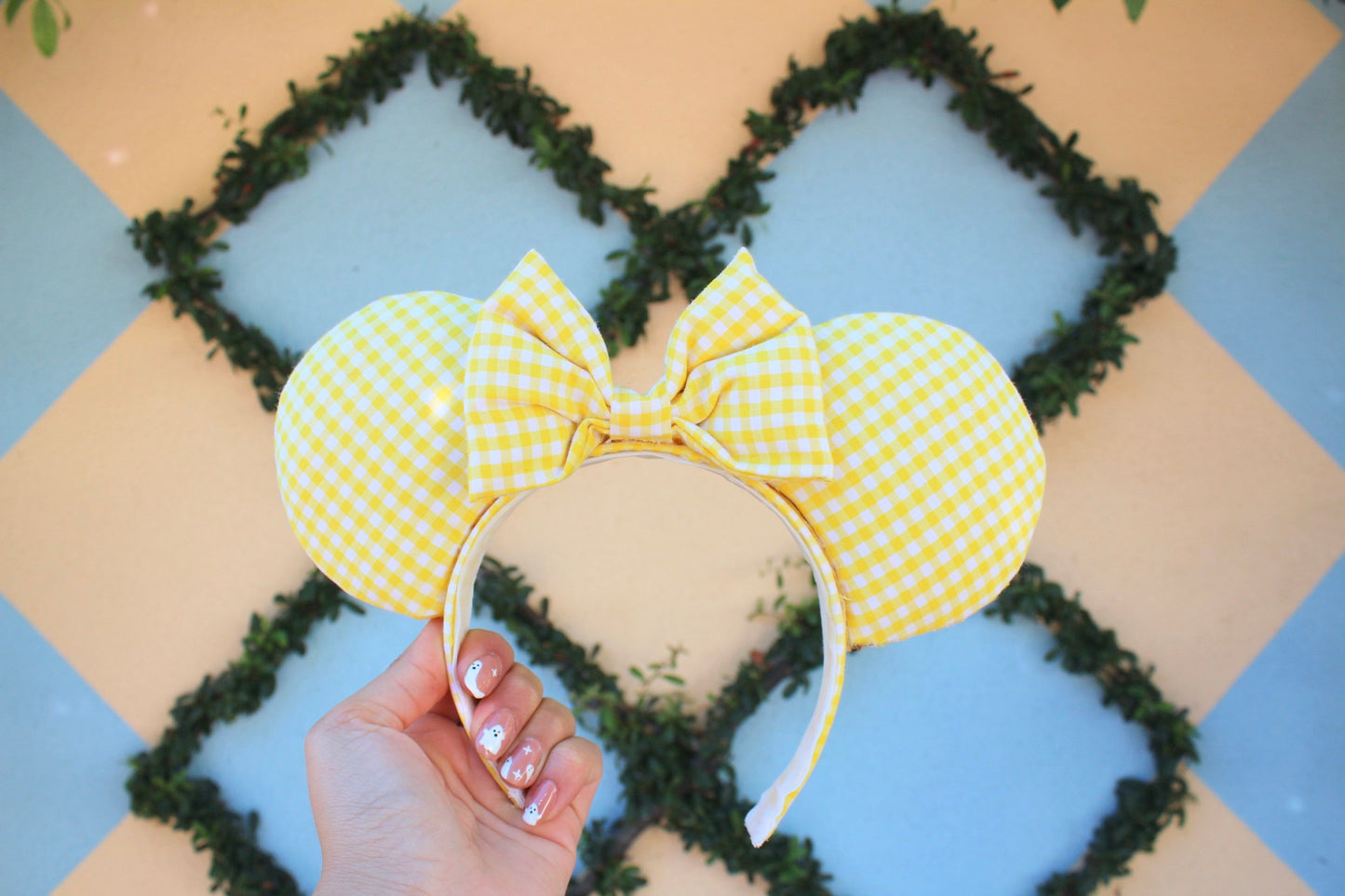 Yellow Gingham Ears