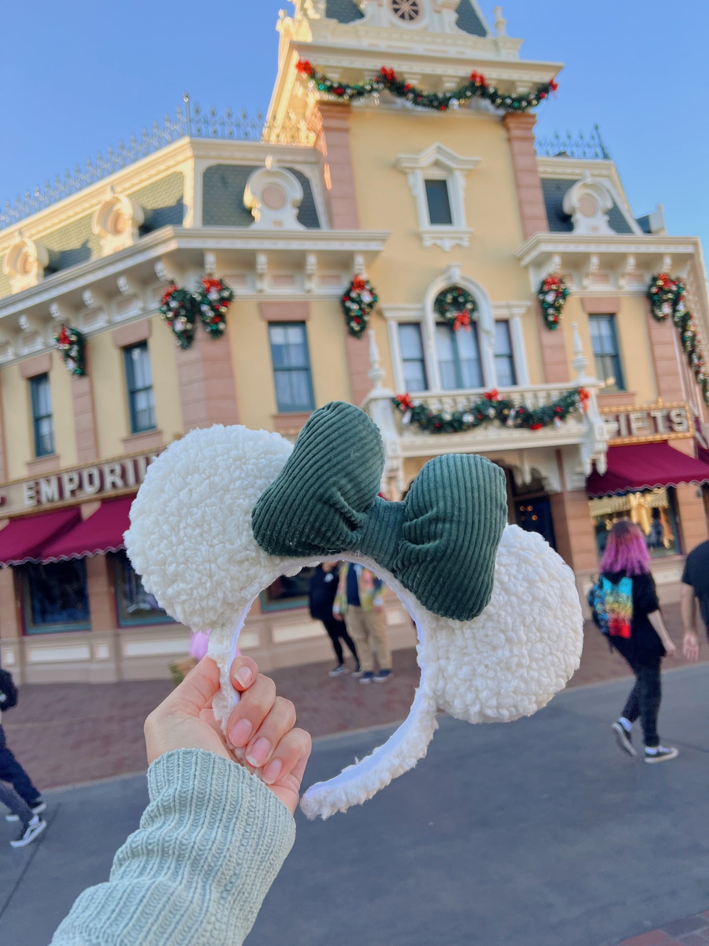 Pine Green Sherpa Ears
