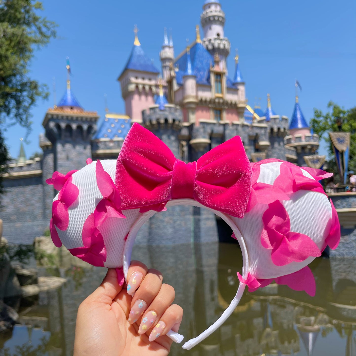 Fuchsia Butterfly Ears