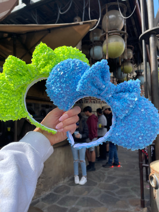 Blue and Green Milk Ears