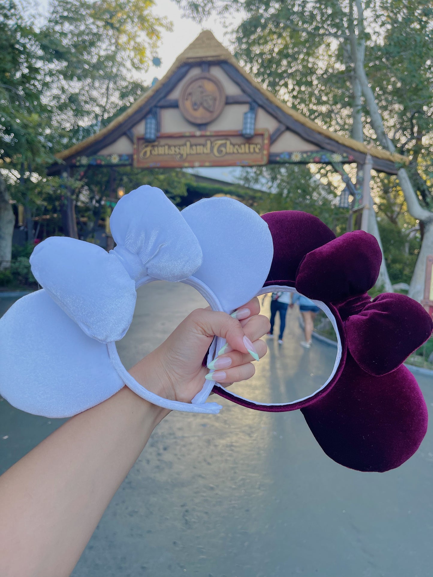 Bubble Bow Velvet Ears