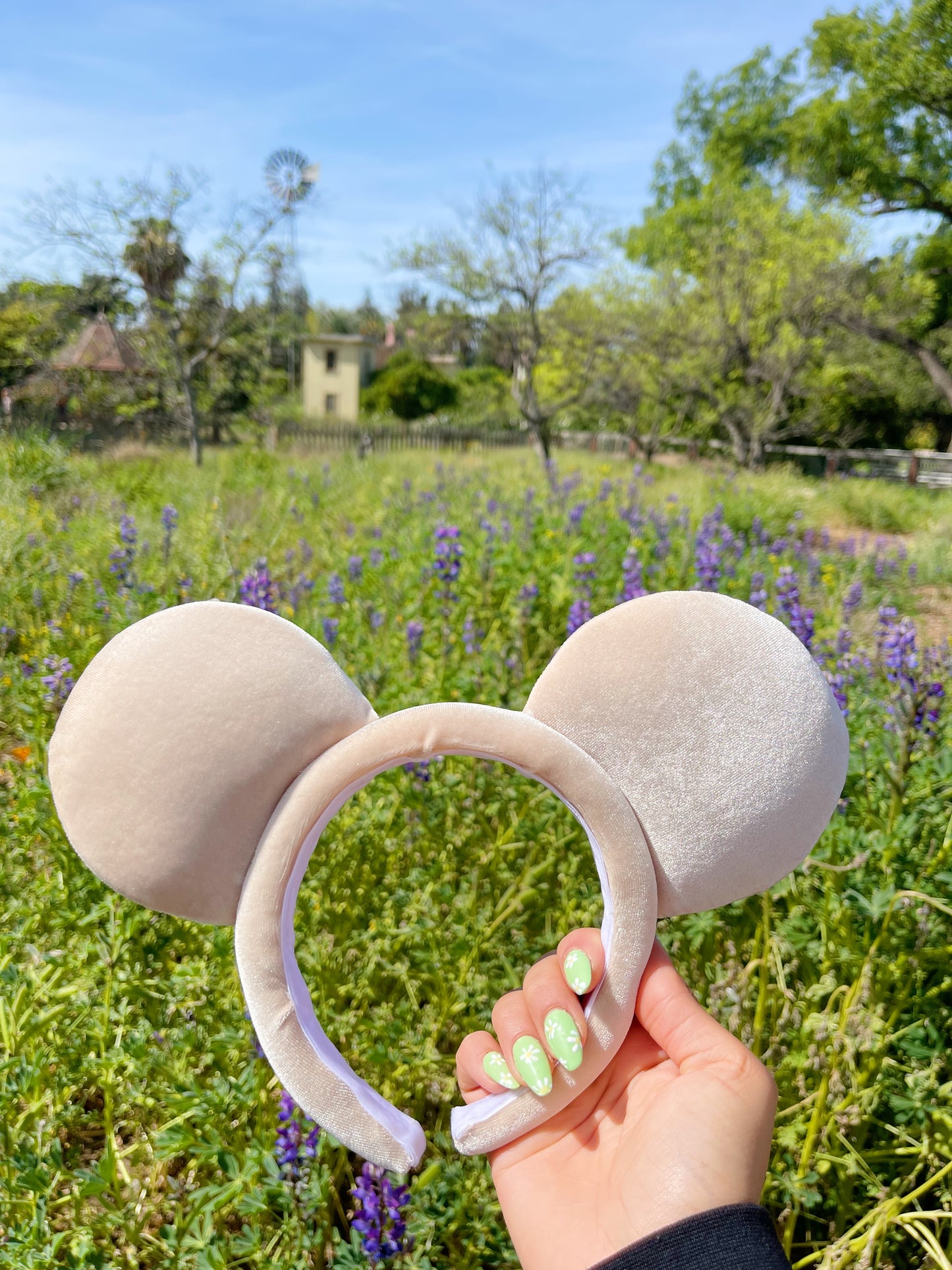 Cream Pearl Padded Ears
