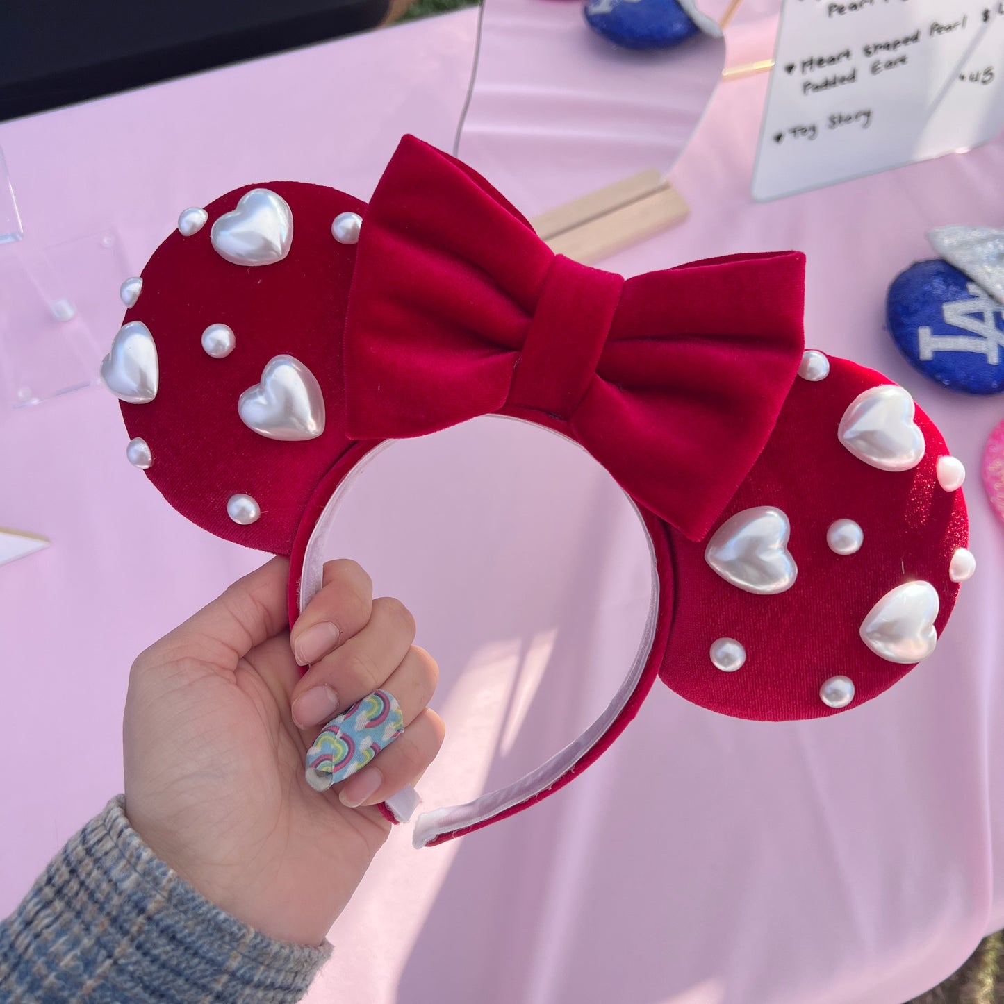 Heart Pearl Ears