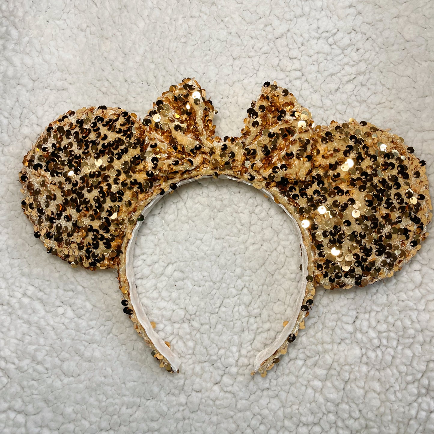 Gold Sequin Ears
