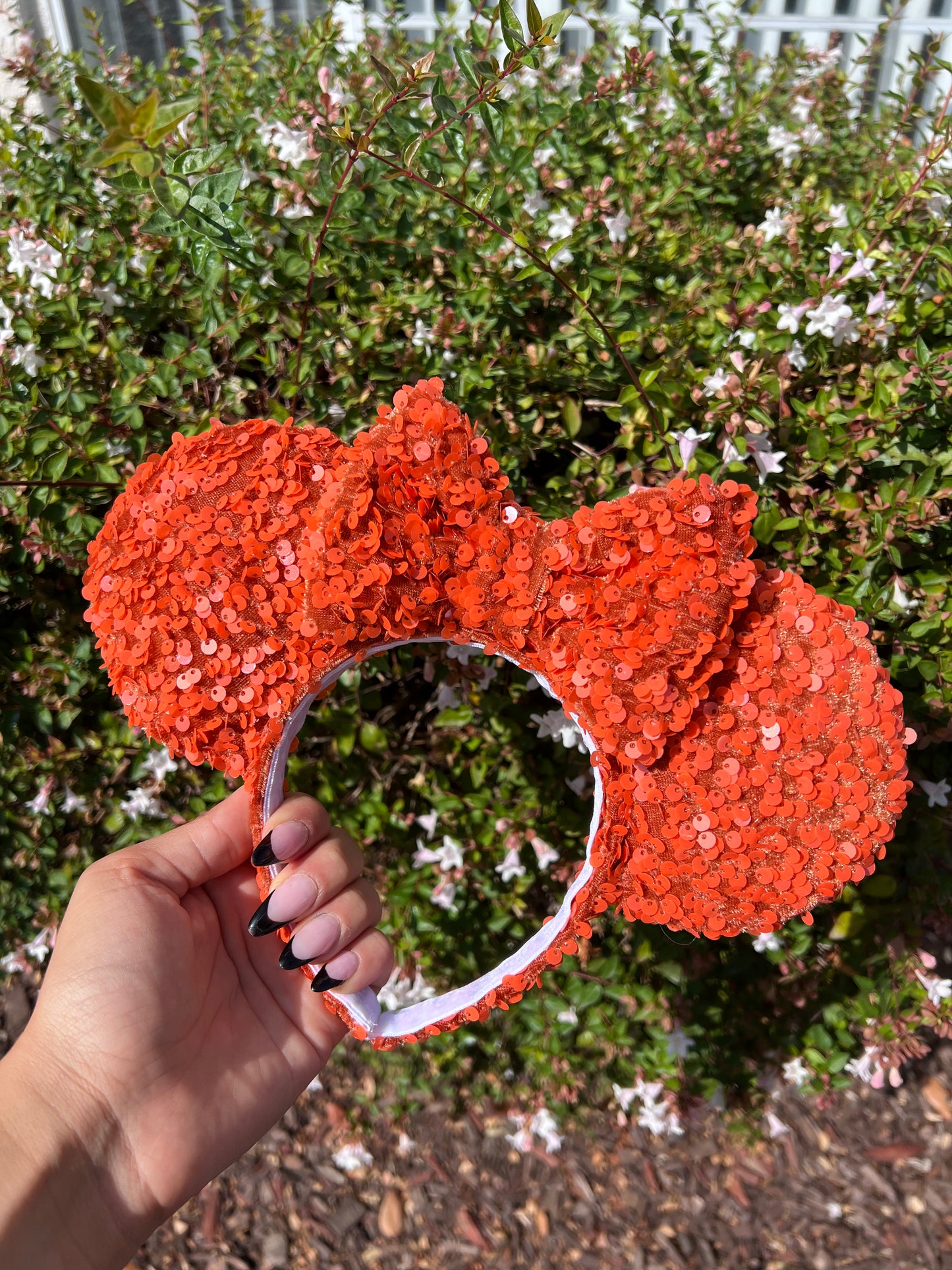 Pumpkin Spice Sequin Ears