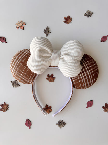 Nutmeg and Cider Flannel Ears