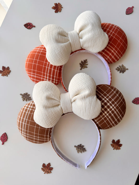 Nutmeg and Cider Flannel Ears
