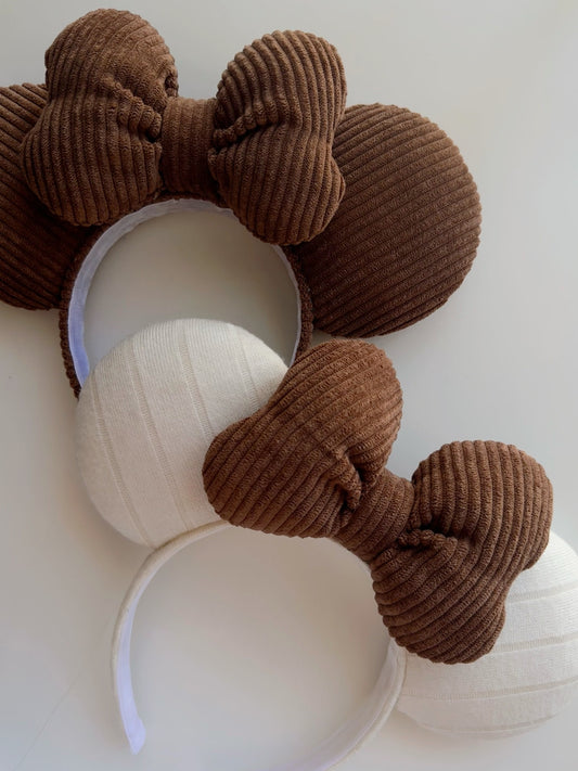 Teddy Bear Brown Corduroy Ears