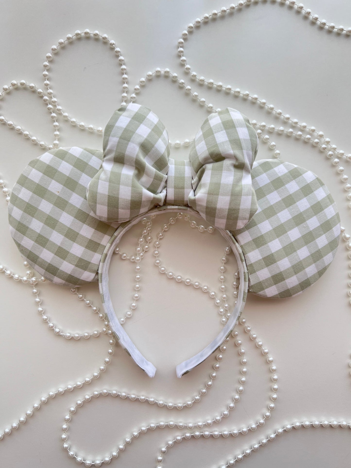 Pastel Gingham Ears