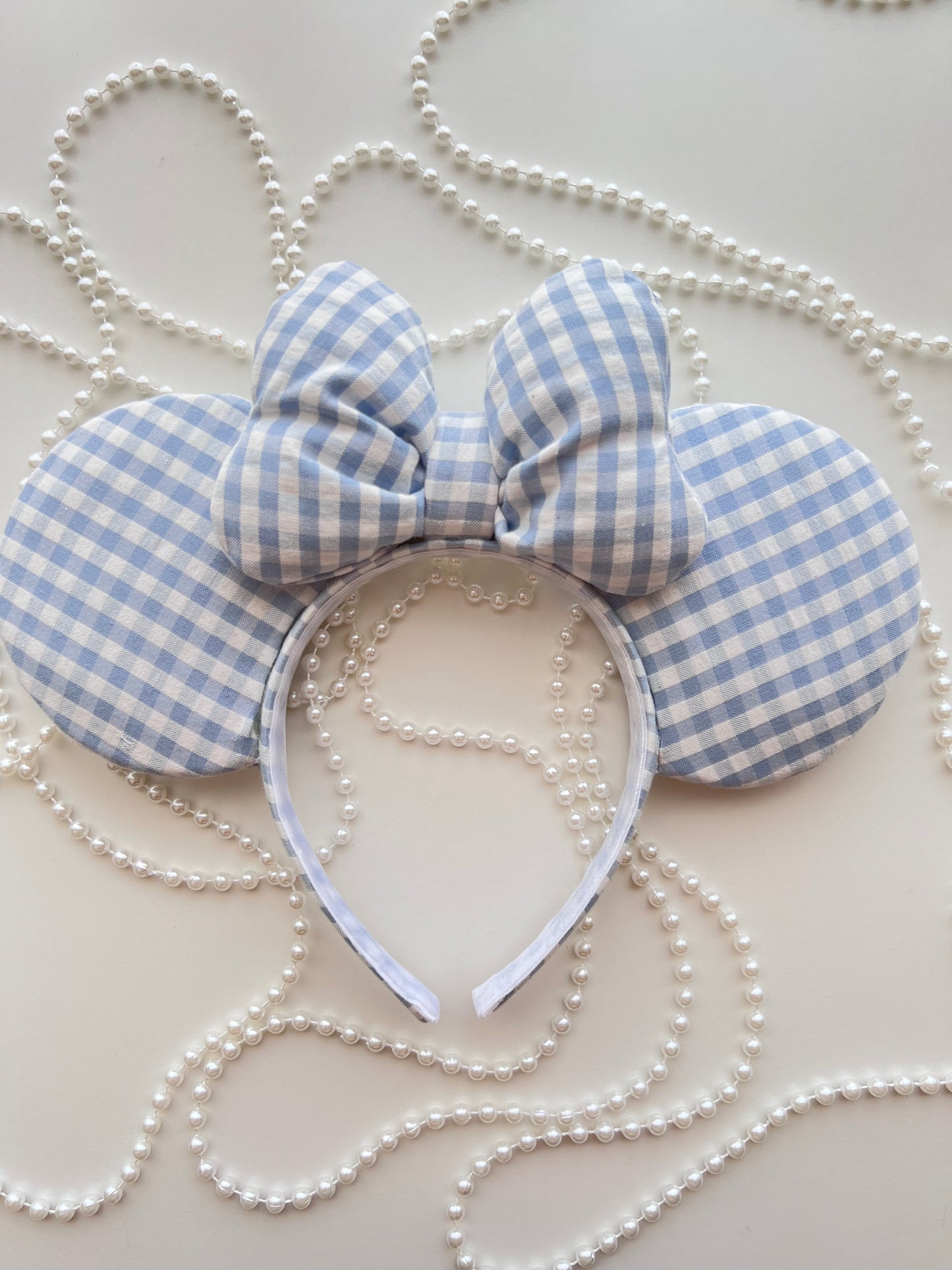 Pastel Gingham Ears