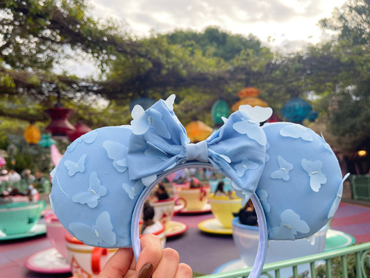 Baby Blue Butterfly Fantasy Ears