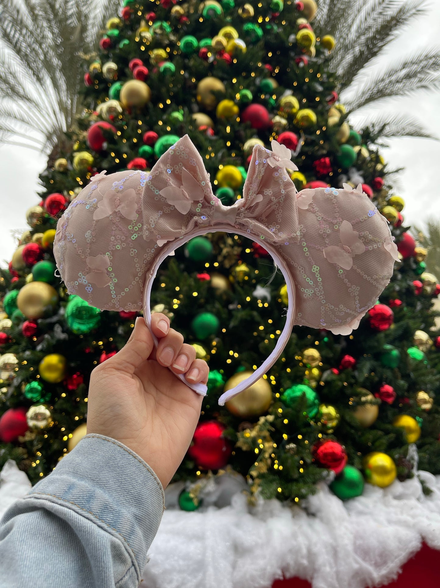 Pink Butterfly Princess Ears