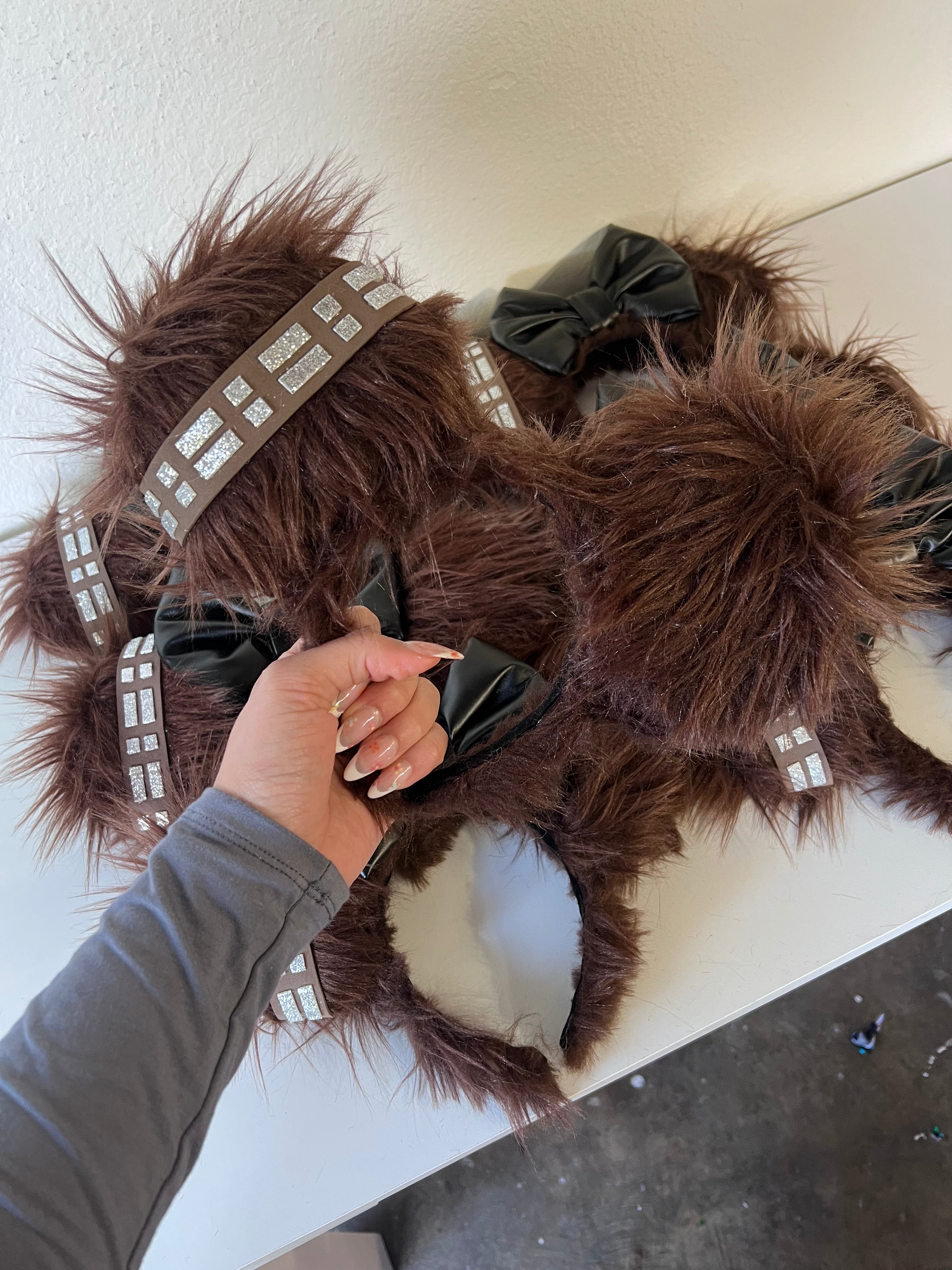 NWT Disney Star Wars Chewbacca Chewy Furry Ears popular