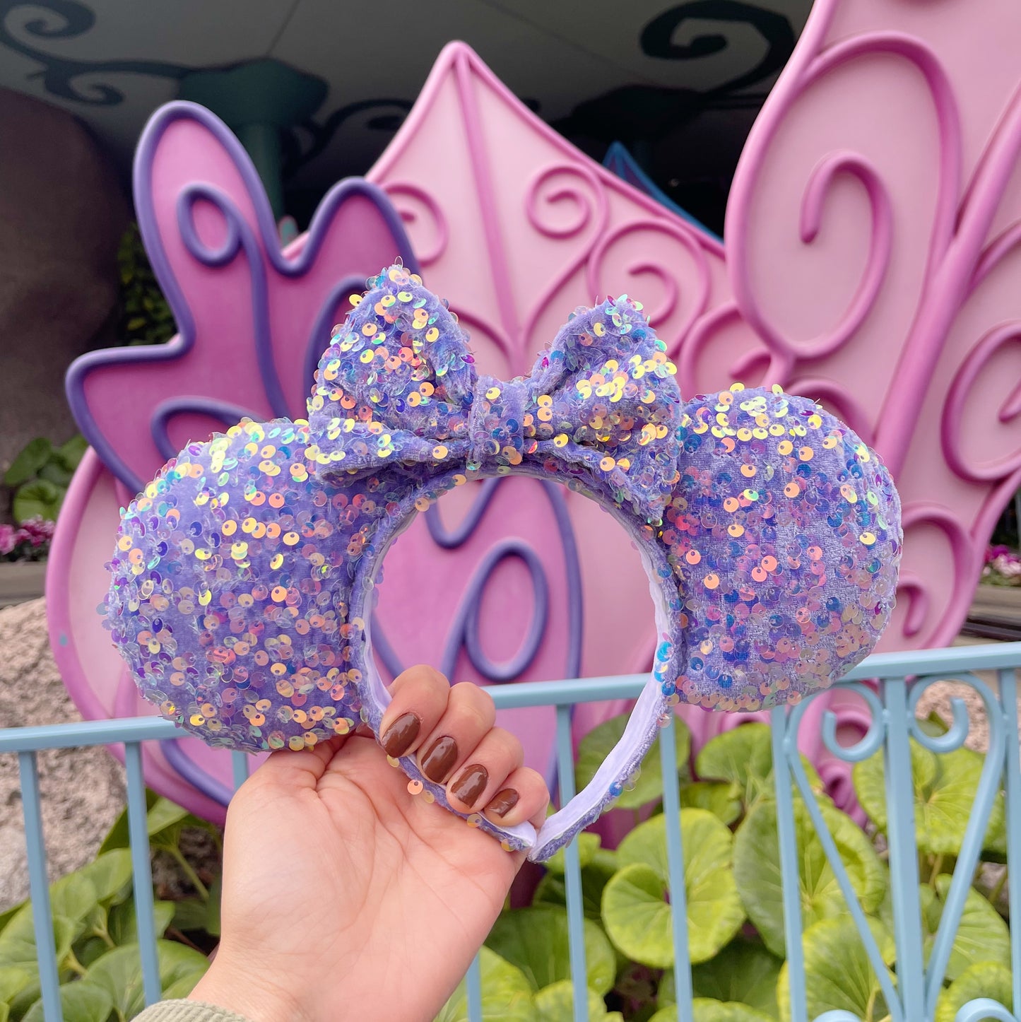 Lavender Iridescent Ears