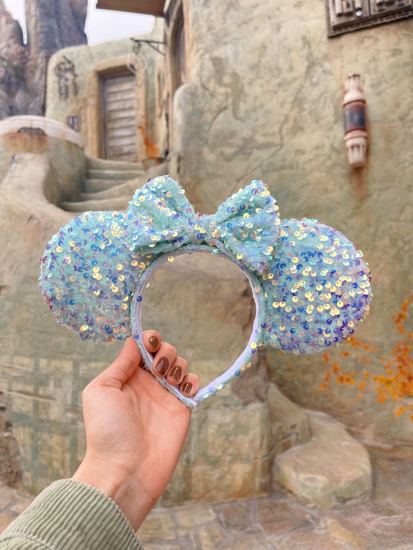 Mint Iridescent Ears